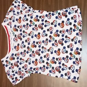 Disney Parks Mickey Face T Shirt Size M